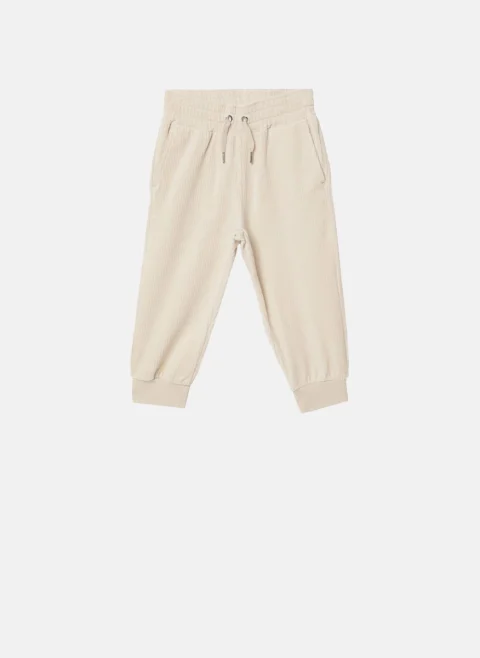 Спортен панталон от рипсено кадифе Givenchy Kids