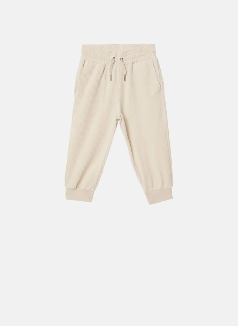 Спортен панталон от рипсено кадифе Givenchy Kids