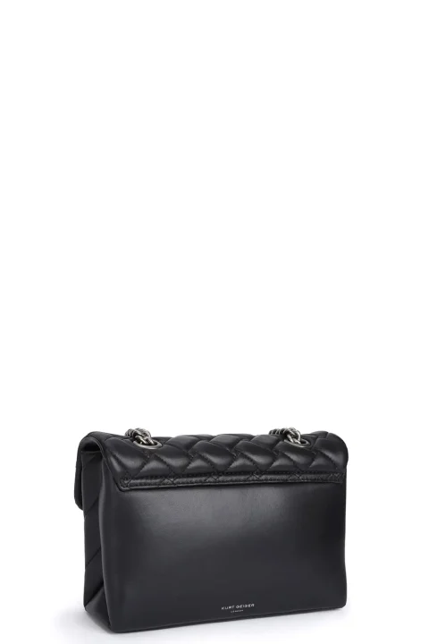 Чанта Leather Kensington X 1470405109 05-black/comb — снимка 2