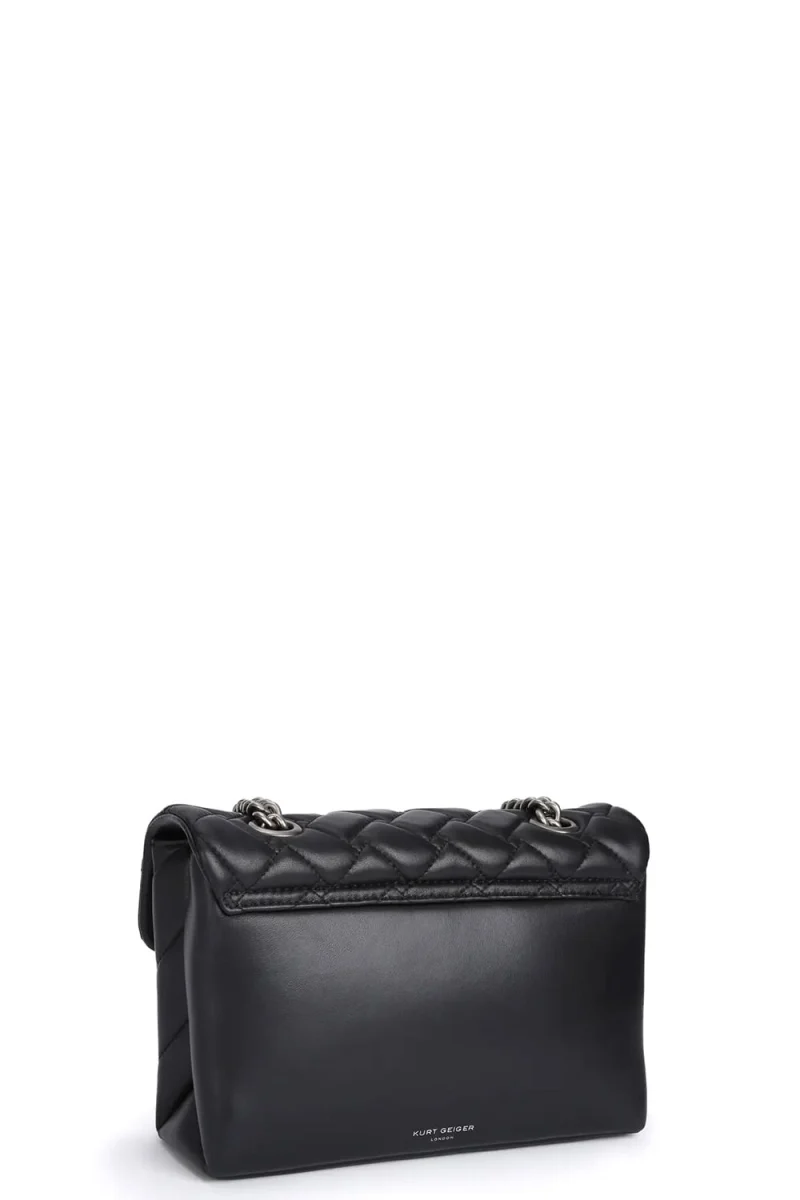 Чанта Leather Kensington X 1470405109 05-black/comb — снимка 2