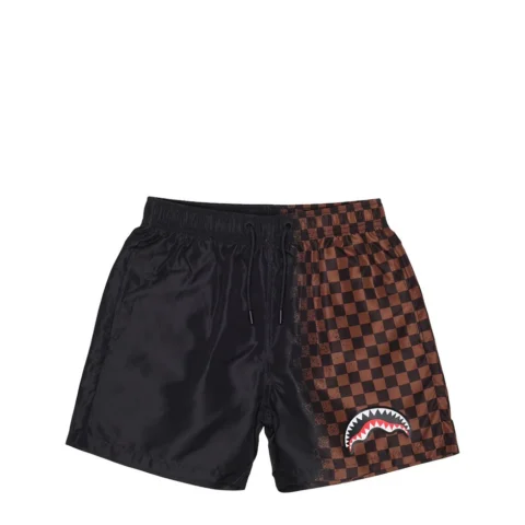 Детски черни бански - шорти SPRAYGROUND