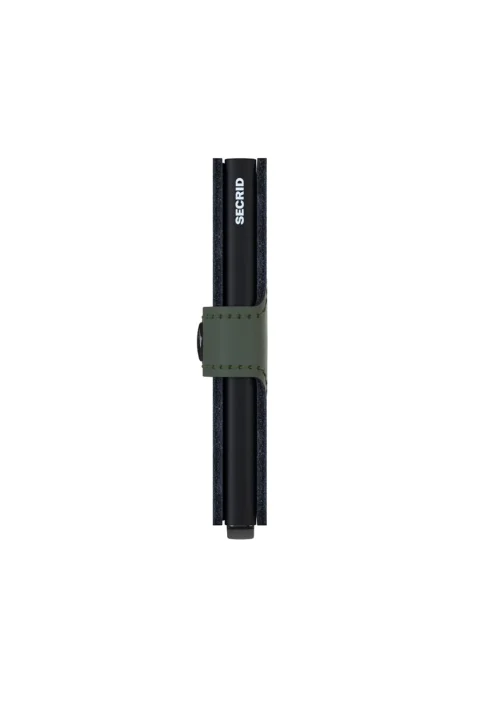 Портфейл Miniwallet Matte Green-Black MM-Green-Black — снимка 2
