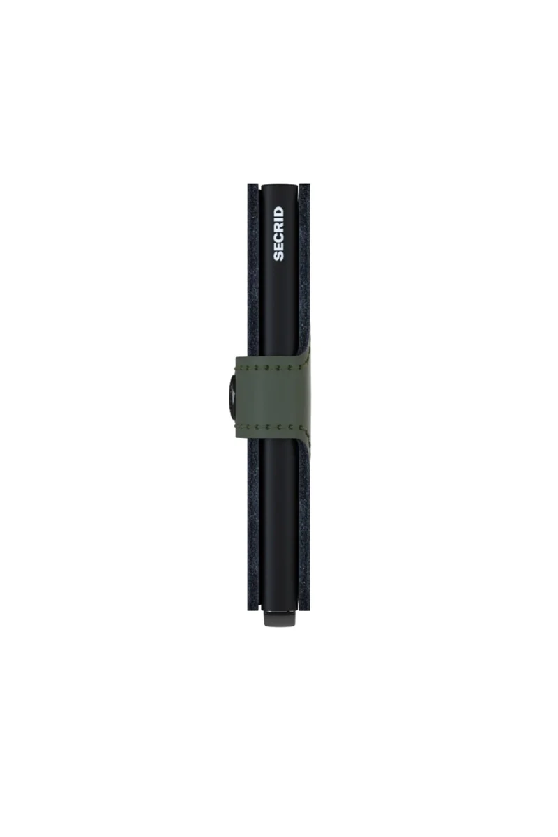 Портфейл Miniwallet Matte Green-Black MM-Green-Black — снимка 2