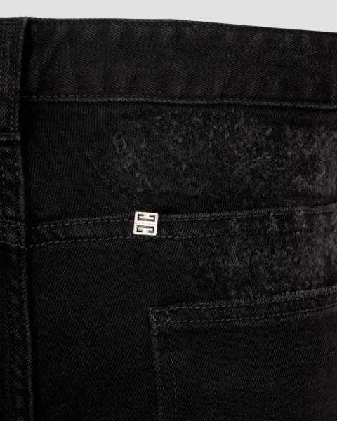 Distressed Jeans in Dark Grey — снимка 4