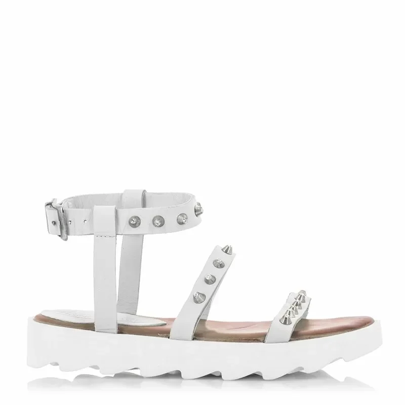 Дамски равни сандали STUDIO CAMPIONE – 7141-7-bianco