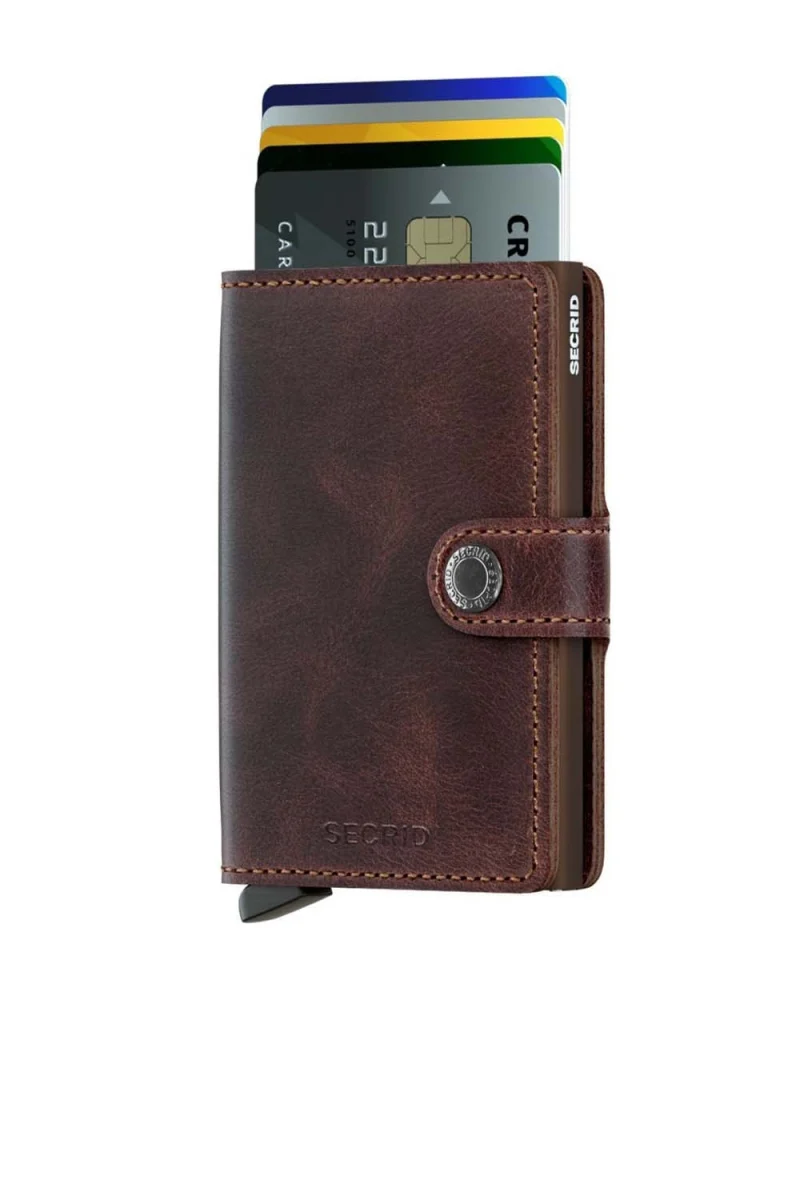 Wallet Miniwallet Vintage Chocolate MV-Chocolate — снимка 2