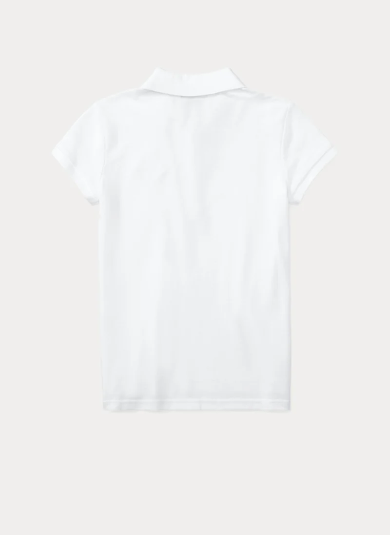 Полошърт с бродерия Ralph Lauren Kids 7-14 — снимка 5