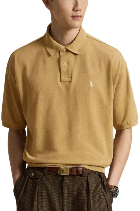 Polo 20/1 Mesh-Knt 710B18907007 260 medium beige