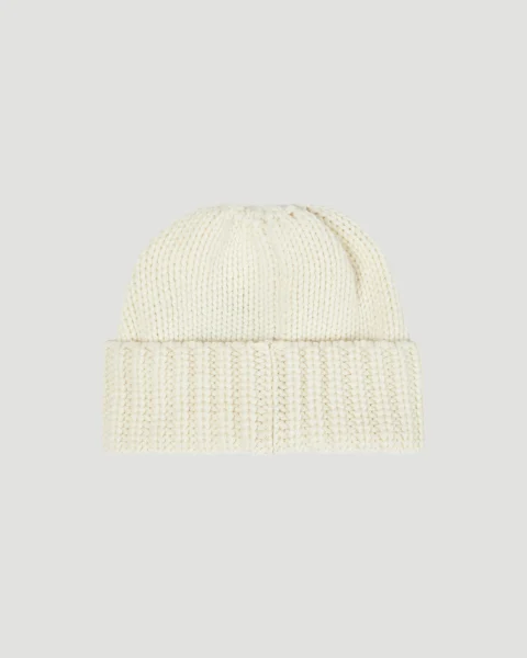 Knitted Cuff Beanie in Cashmere — снимка 2