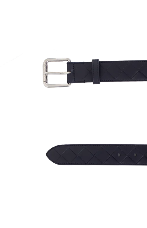 Intrecciato Belt in Navy — снимка 2