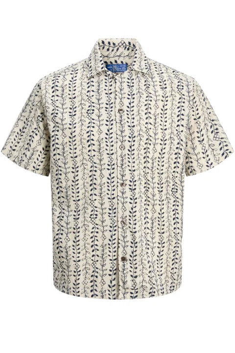 Риза Jprblulyon Print Dobby S/S 12291968 14-4500 TCX moonstruck