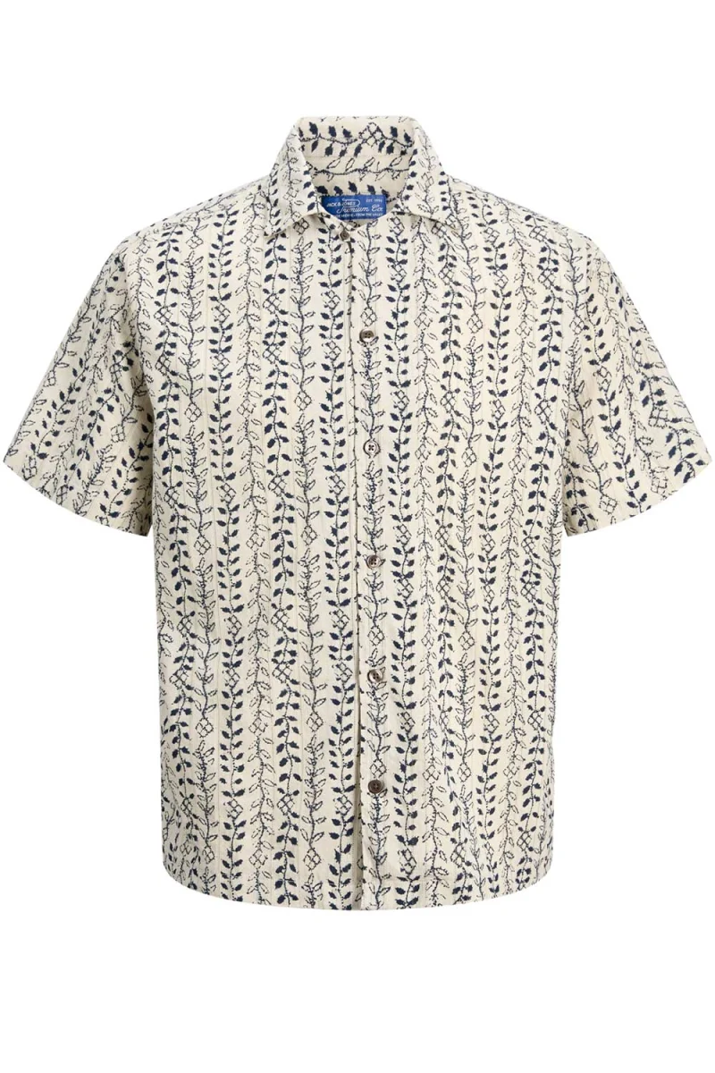Риза Jprblulyon Print Dobby S/S 12291968 14-4500 TCX moonstruck