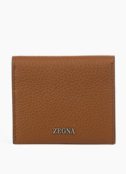 Портфейл от естествена кожа Zegna