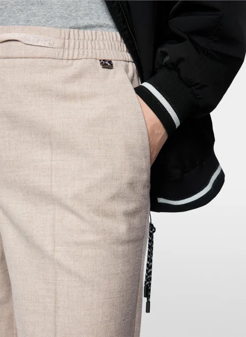 Спортен панталон с централен фабричен ръб 'Washington' Marc Cain Pants — снимка 5