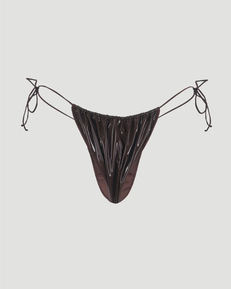 Latex Microkini in Chocolate Brown — снимка 7