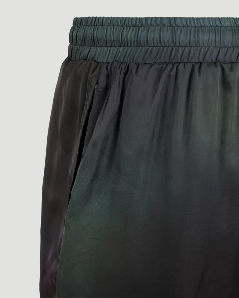 Printed Shorts in Dark Green — снимка 3