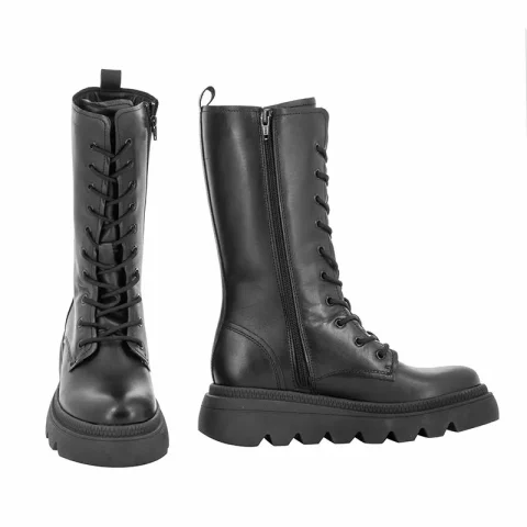 Дамски Кубинки TAMARIS – 1-25282-41 003 BLACK LEATHER — снимка 5