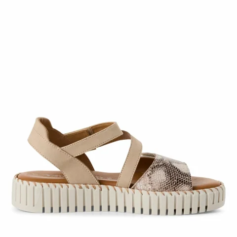 Дамски Равни Сандали TAMARIS – 1-28706-44-399 ANTELOPE COMB — снимка 2