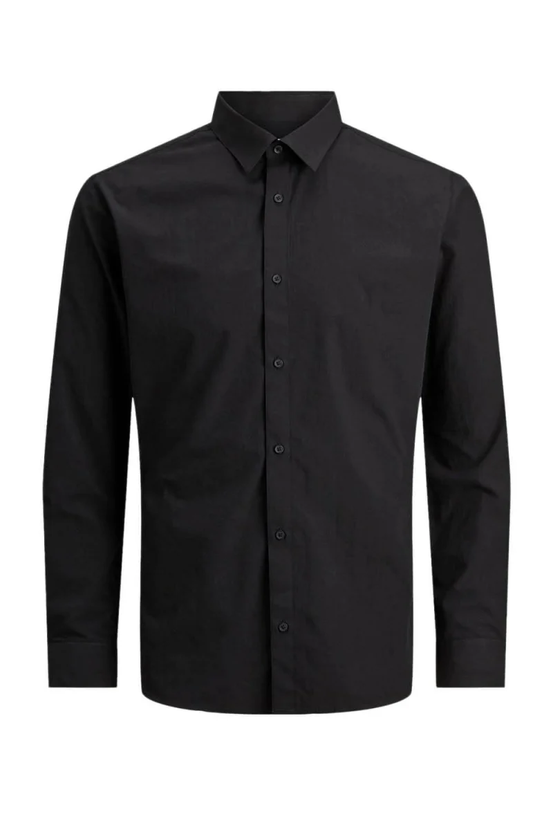 Риза Jjejoe Ls Plain 12187222 C-N10 black