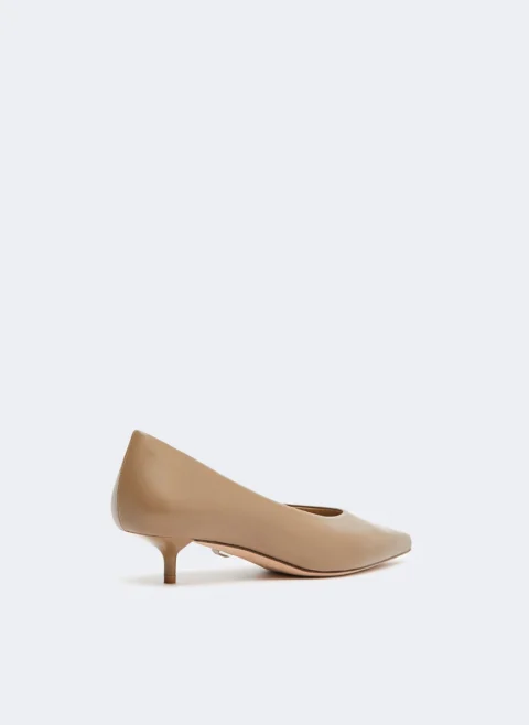 Кожени обувки на ток Max Mara Mxabeati — снимка 3