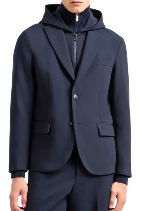Сако 6D1GA41NFTZ 0920 blu navy — снимка 2