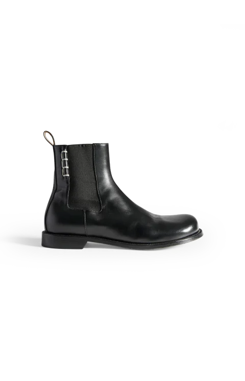 Chelsea Loafer Boots in Black