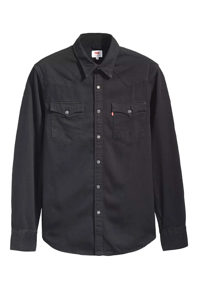 Риза Barstow Western Blacks 857440002 marble black denim r