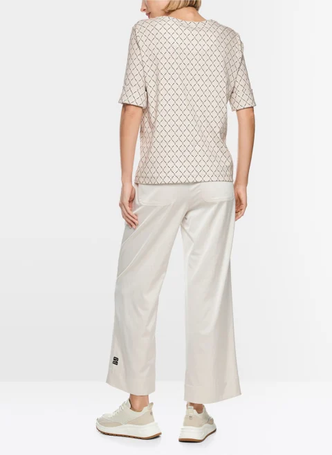 Рипсена блуза 'Chain logo' Marc Cain Sports — снимка 3