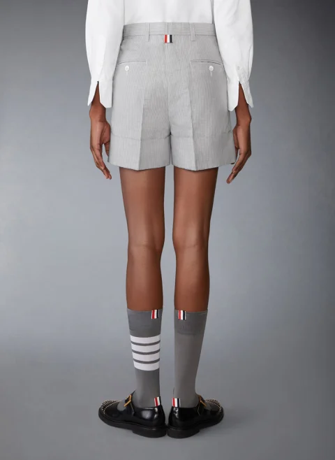 Къс панталон с фино райе Thom Browne — снимка 2