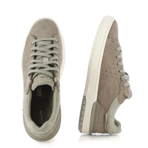 Мъжки Сникърс CLARKS – 26181294 COURTLITE2 RUN GREY NUBUCK — снимка 5