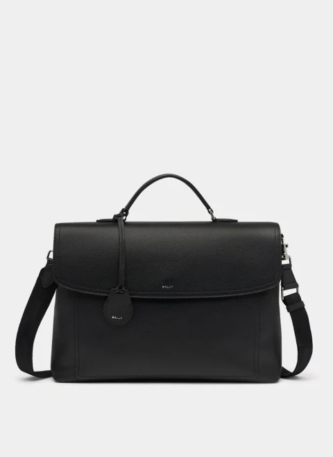 Чанта от естествена кожа Bally — снимка 1
