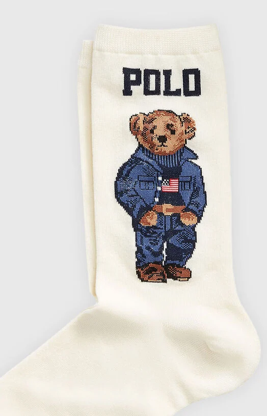 Чорапи с Polo Bear бродерия — снимка 2
