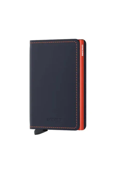 Wallet Secrid Miniwallet Matte Nightblue & Orange MM-Nightblue & Orange