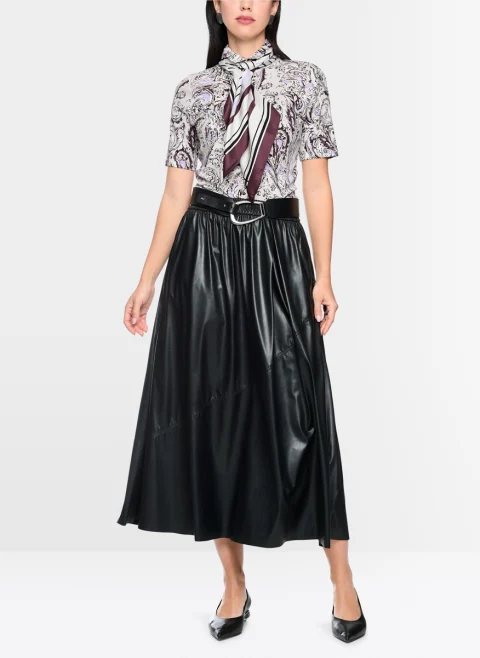 Блуза с поло яка 'Ornamental' Marc Cain Collections — снимка 4