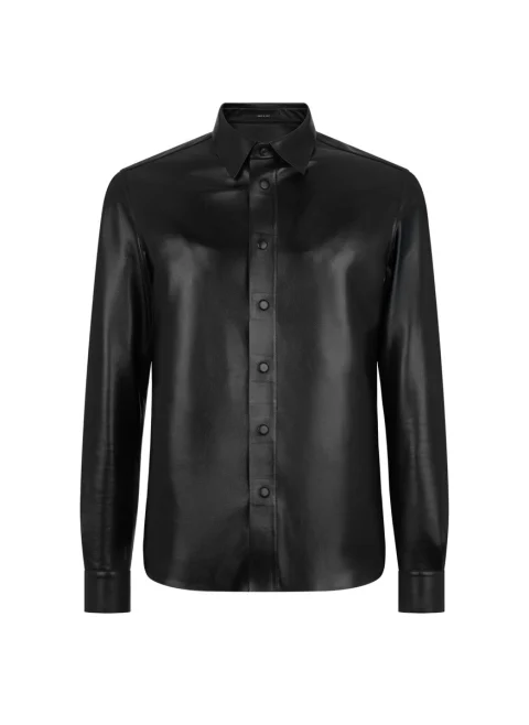 Риза от естествена кожа Tom Ford — снимка 5