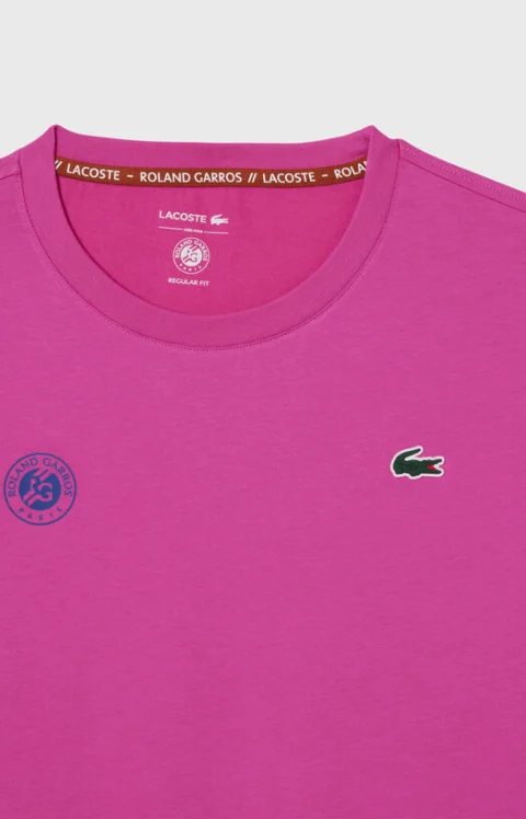 Памучна тениска ROLAND-GARROS EDITION с овално деколте — снимка 2