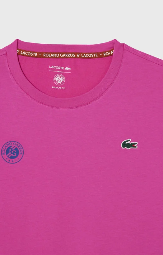 Памучна тениска ROLAND-GARROS EDITION с овално деколте — снимка 2