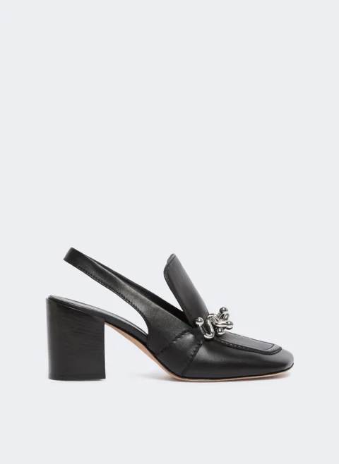 Обувки на ток с метален детайл Sportmax Spxzamia
