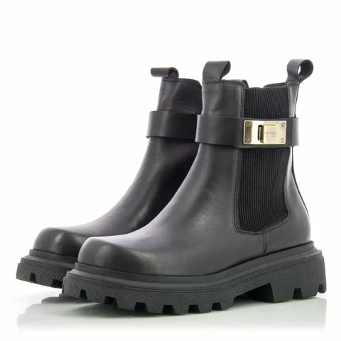 Дамски Равни Боти CARLO FABIANI – 252-38802 BLACK — снимка 3