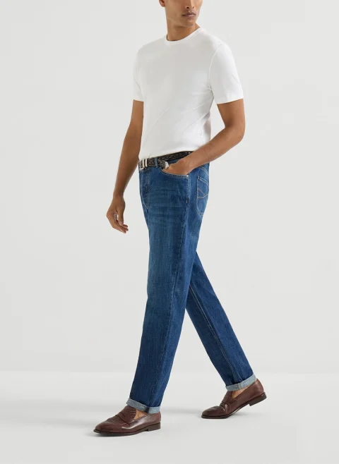 Деним 'Traditional fit' Brunello Cucinelli — снимка 6