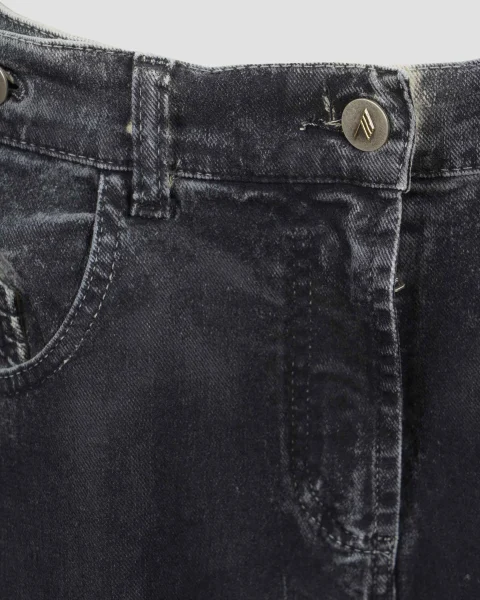 Long Pants in Matte Coated Canvas — снимка 4