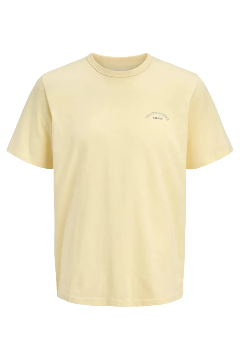 T-Shirt Jjcollege Logo Ss Crew Neck 12288105 13-0822 TCX sunlight