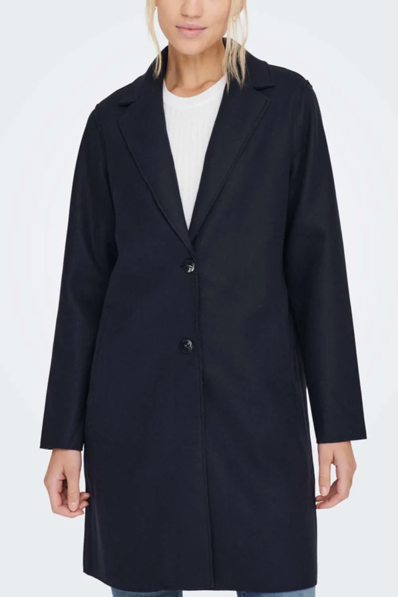 Палто Onlcarrie Bonded Coat Otw Noos 15213300 C-N10 Black — снимка 2