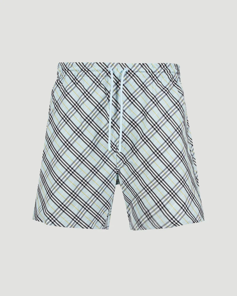 Check Swim Shorts in Breeze
