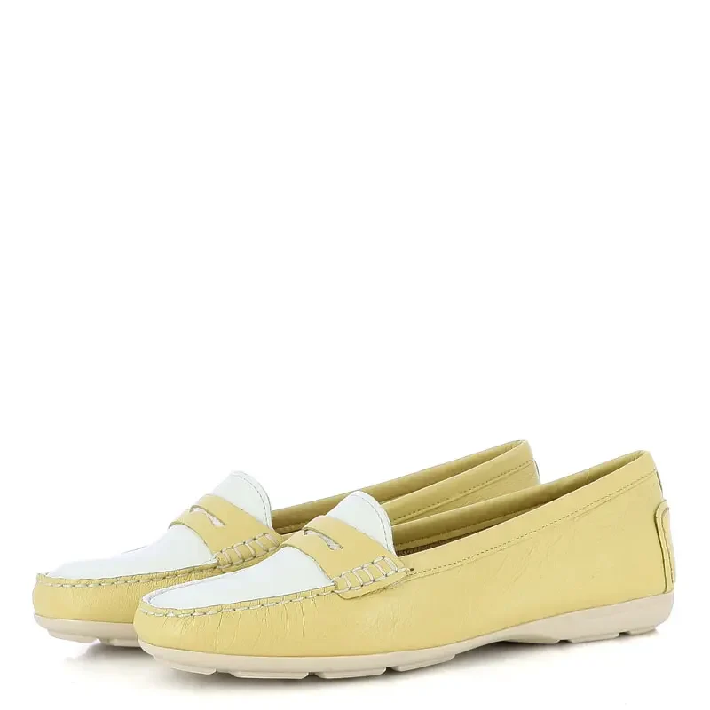 Дамски Мокасини WIRTH – 6315DM CANNES LEMON/BRANCO — снимка 3