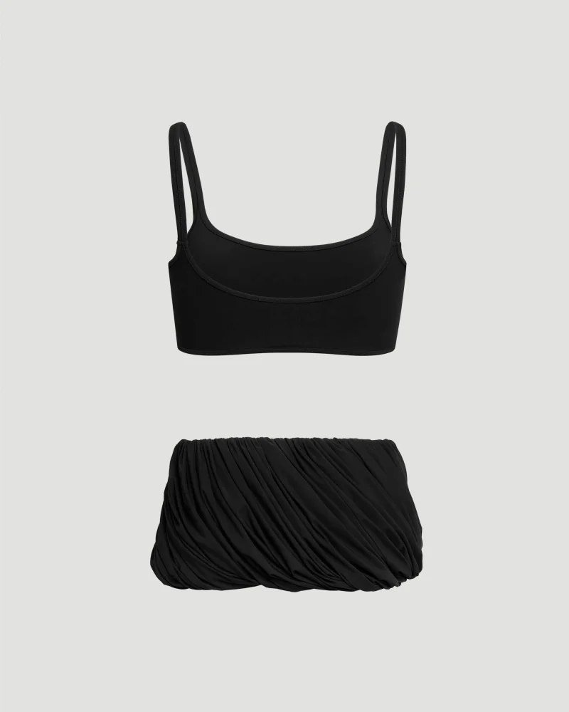 Sculpting Jersey Twisted Bikini Set — снимка 2