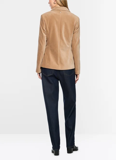 Сако от рипсено кадифе Marc Cain Collections — снимка 3