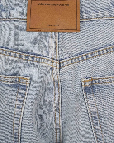 Blow Up Bleach Blue Mid-Rise Jeans — снимка 3