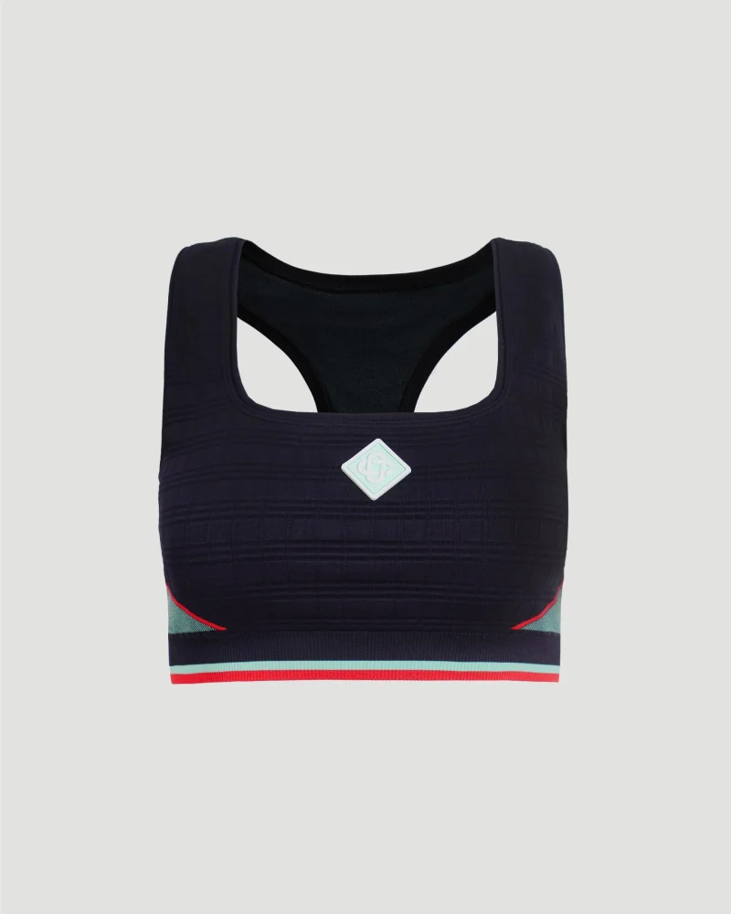 Seamless Sports Bra in Black