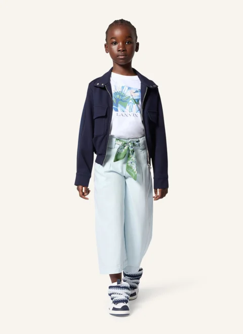 Деним 'Wide-leg' Lanvin Kids — снимка 4